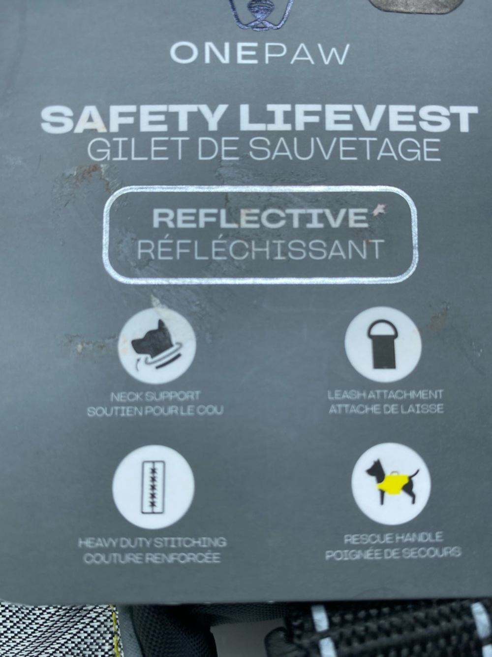 Dog Safety Life Vest Floater Life Jacket Reflective Yellow and Black Size XS - Picture 12 of 13